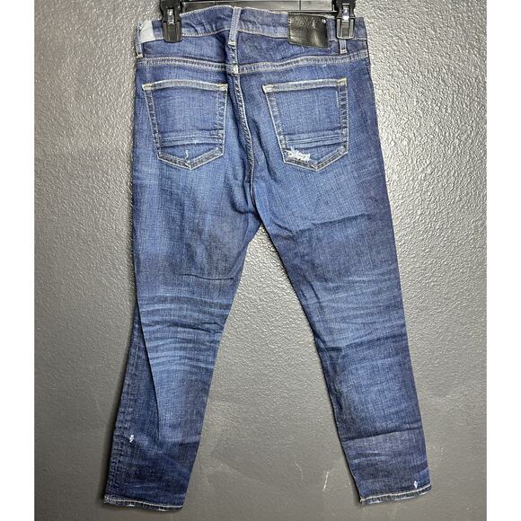 Zara Woman Medium Rise Relaxed Fit Denim Jeans Women's Size US 4 - Picture 4 of 9